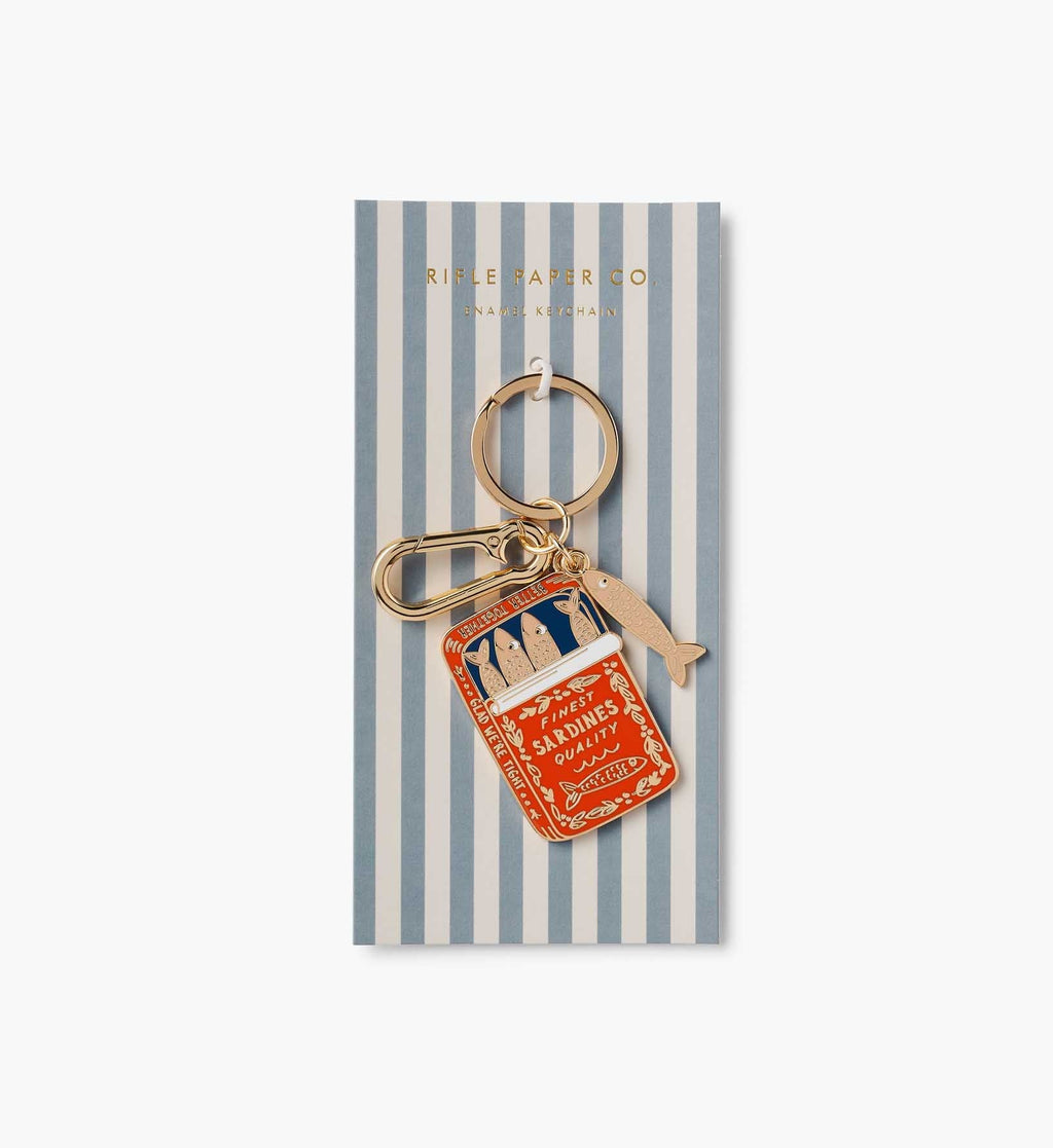 Enamel Keychain - Sardines