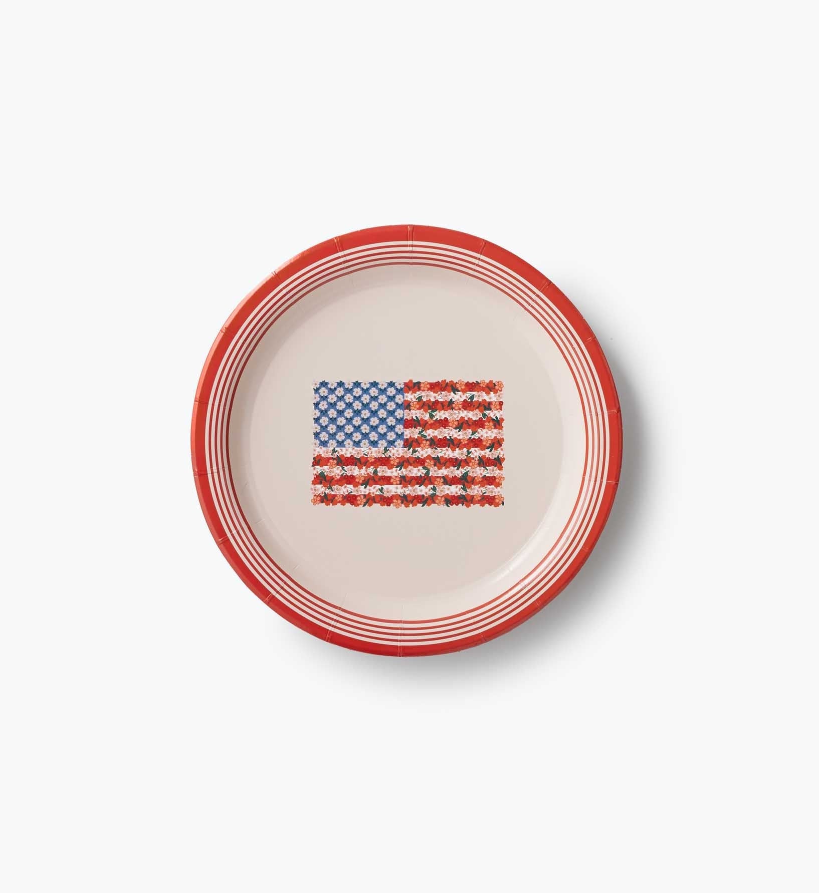 Small Paper Plates - Americana
