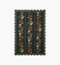 Thistle Wool Hooked Rug - Forest